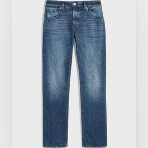 Men's Straight Fit Blue Jeans